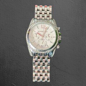 Michael Kors White Stainless Steel Pressley MK5863 Watch